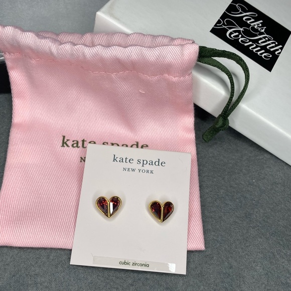 Kate Spade Heart Earrings - Picture 2 of 6